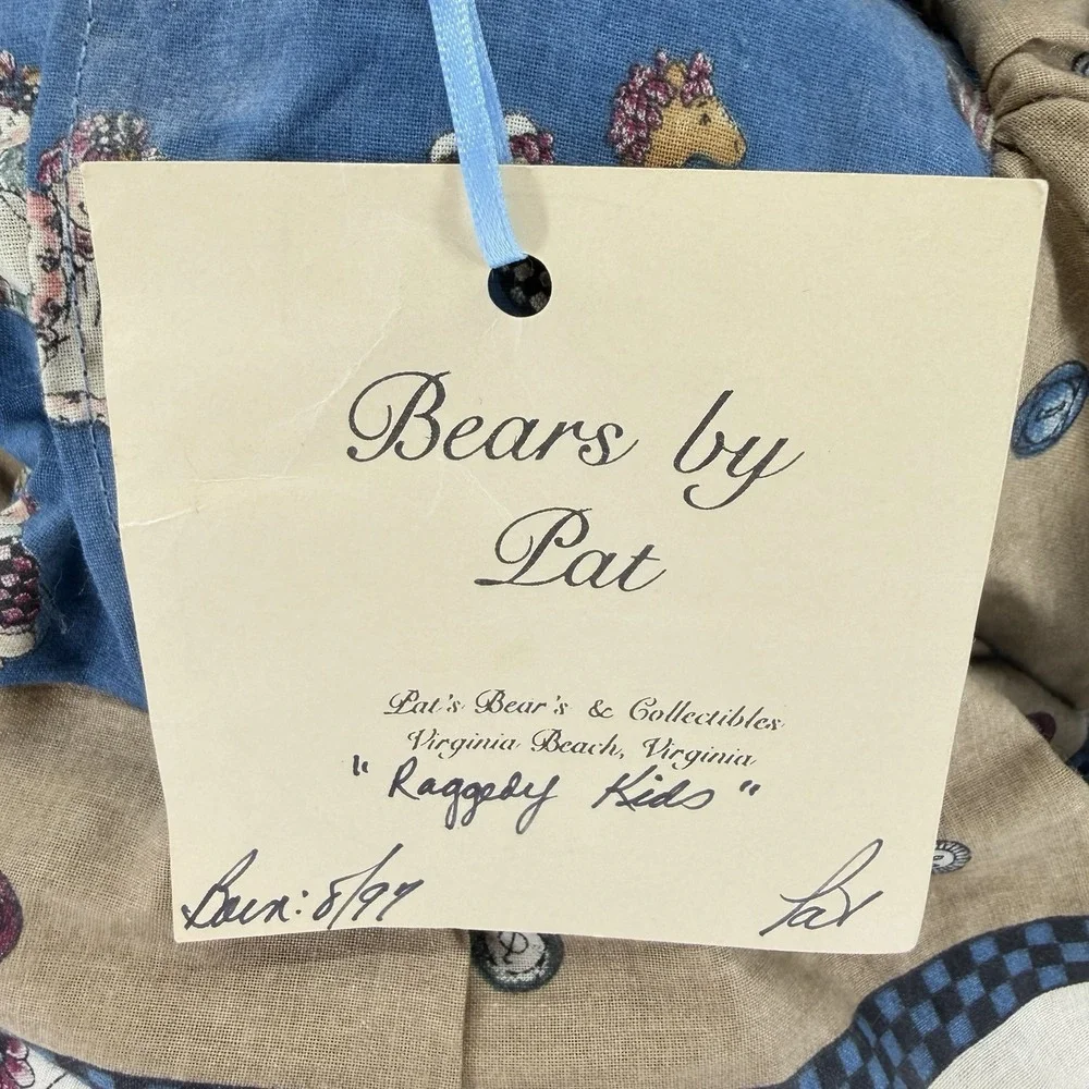 Bears by Pat Handmade‎ Folk Art Teddy Bear 19
